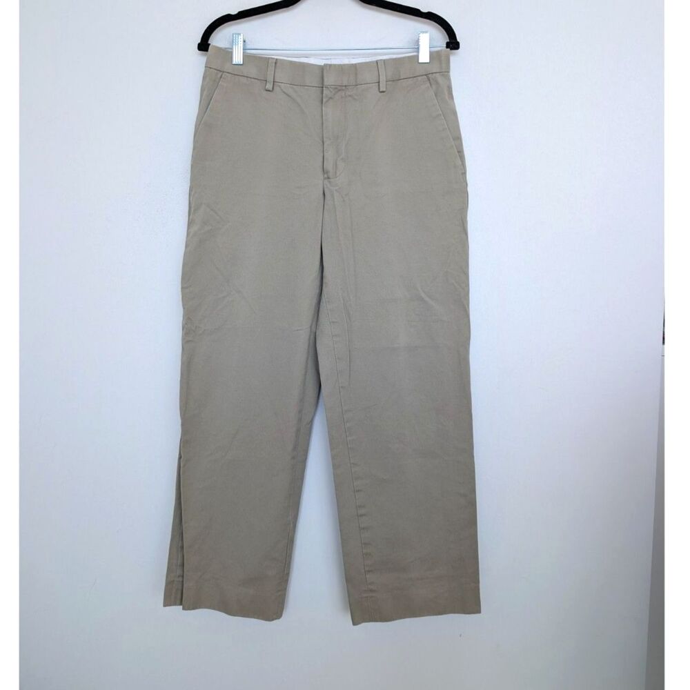 Banana Republic Modern Fit Tessuti Sondrio Italian Fabric Khaki Chino Pant 31x30